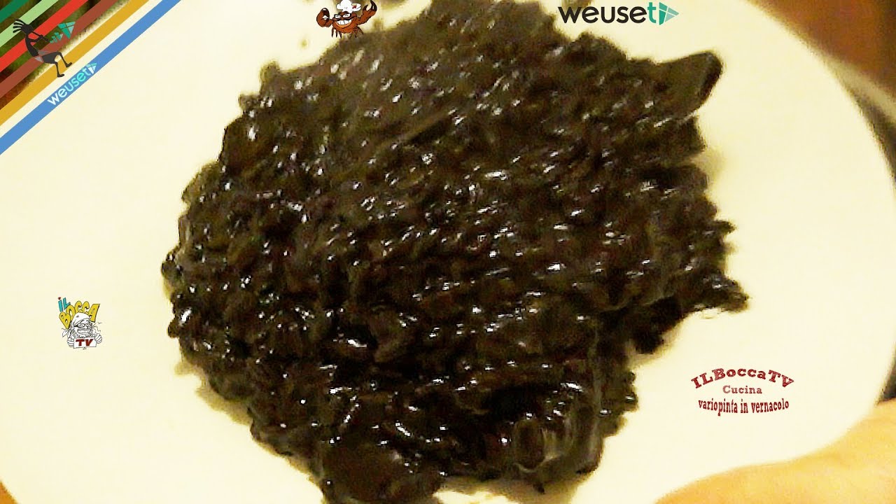 7 - Risotto al nero di seppia o riso nero...'na delizia per davvero! (primo piatto di pesce tipico)