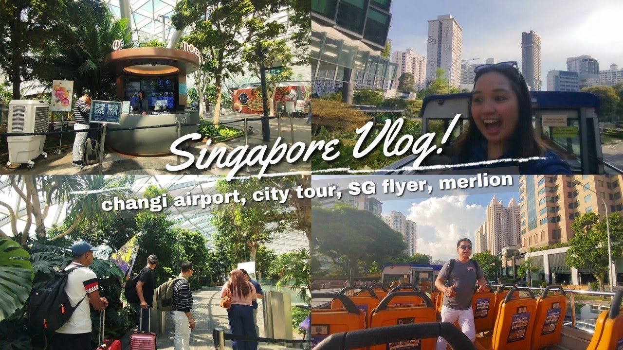 Singapore Trip part 1: toured around the airport to merlion! 🇸🇬🤩 | Shine Mendoza
