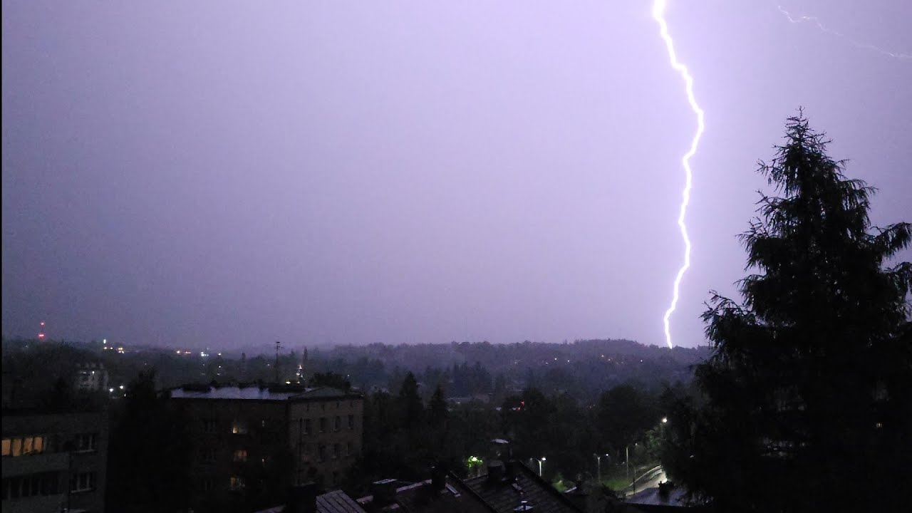 Gwałtowna wieczorna burza - 08.06.2022