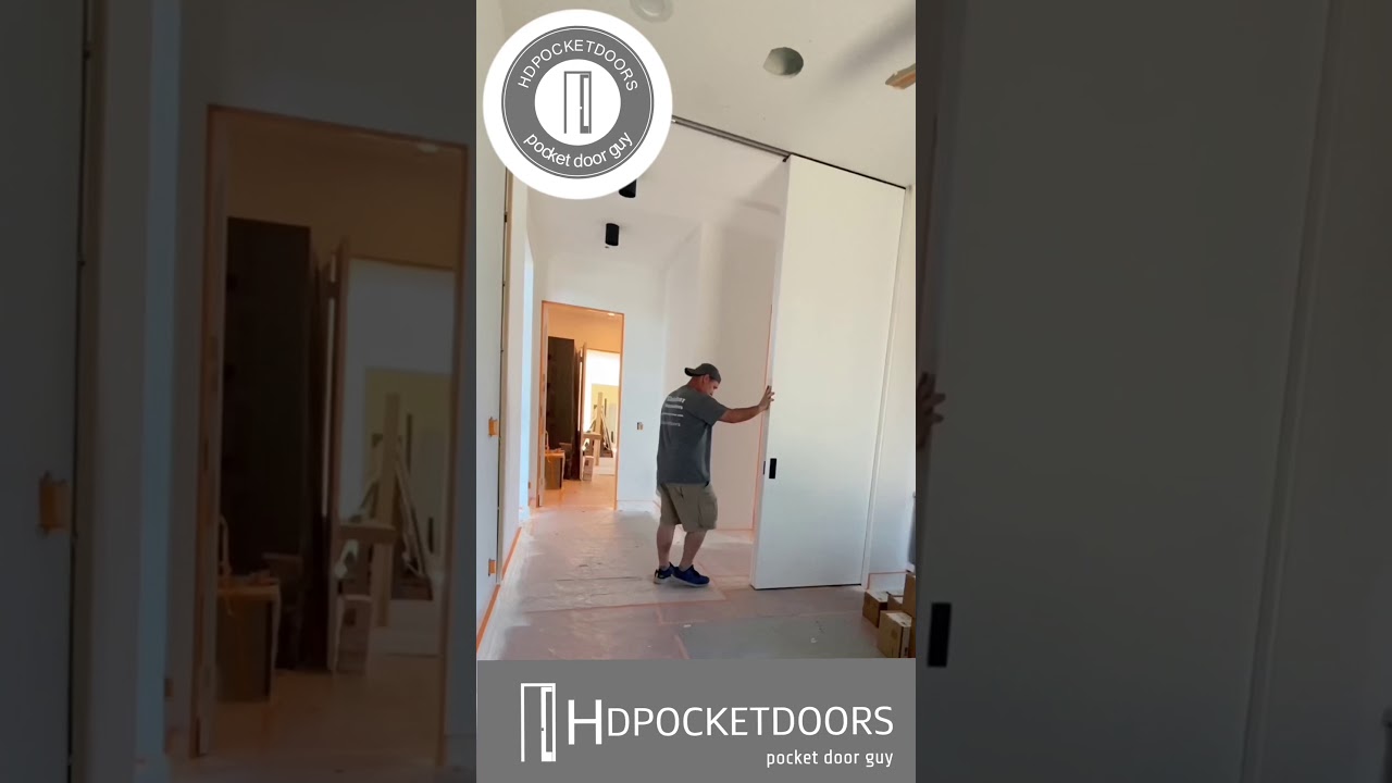 9000 Series Multi-Stacking Pocket Door System: Wall & Floor-to-Ceiling Doors | HD Pocket Door Frames