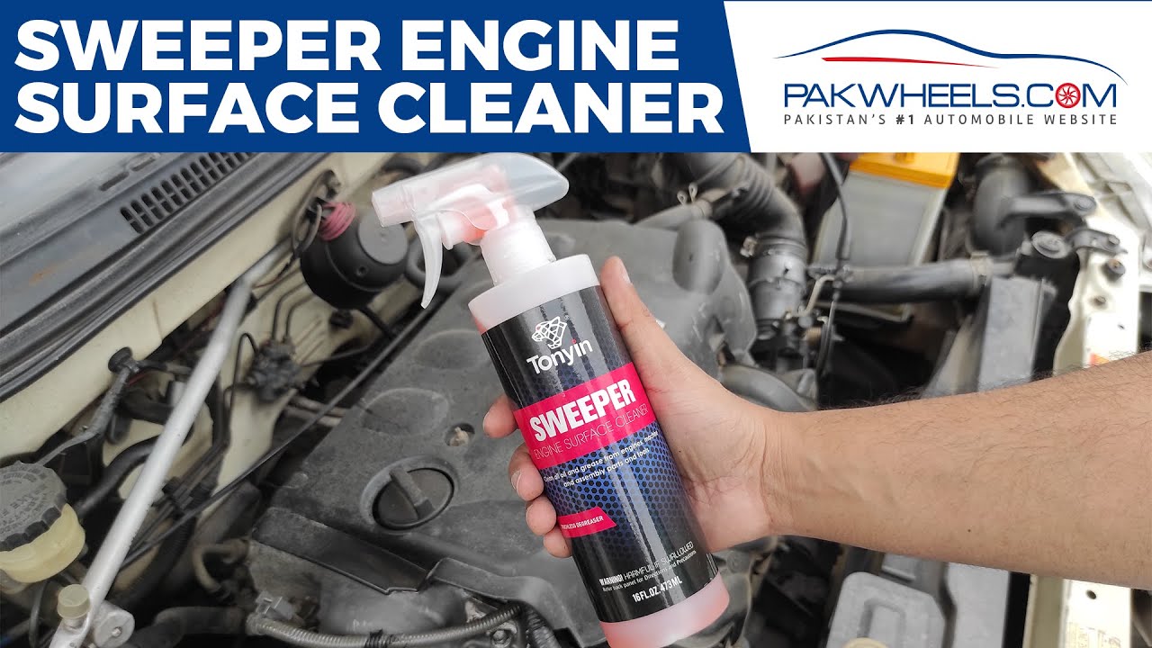 How To Clean Car Engine | Sweeper Engine Cleaner | Engine Degreaser | PakWheels