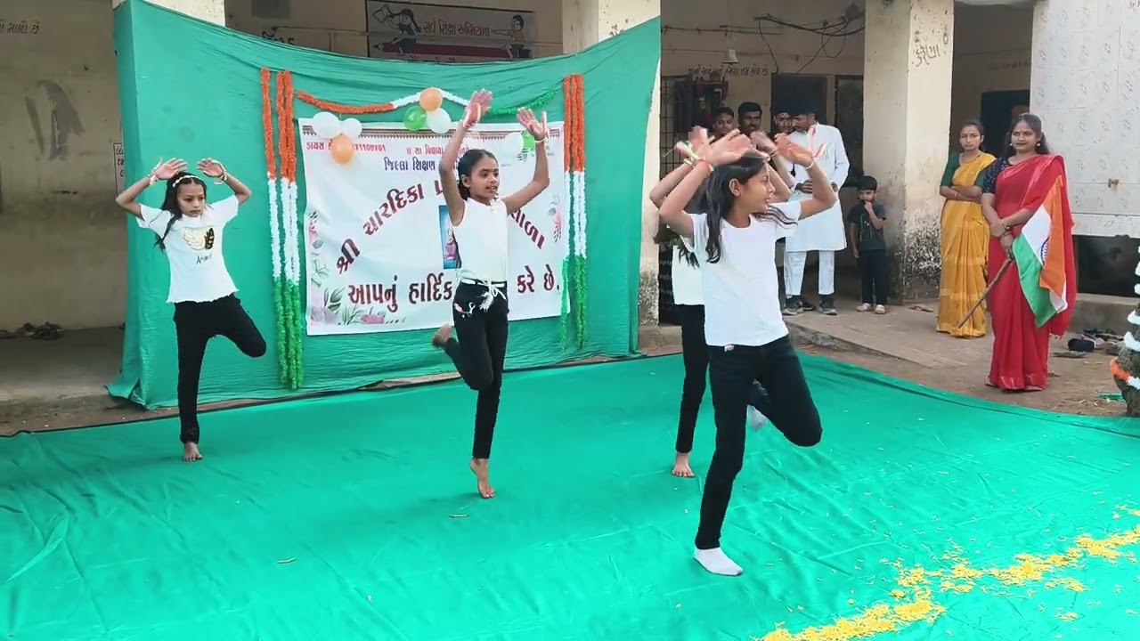 🇮🇳 દેશભક્તિ ગીત 🇮🇳 (26 જાન્યુઆરી) #school #republicday #dance #girls #reels #studentlife #happiness 