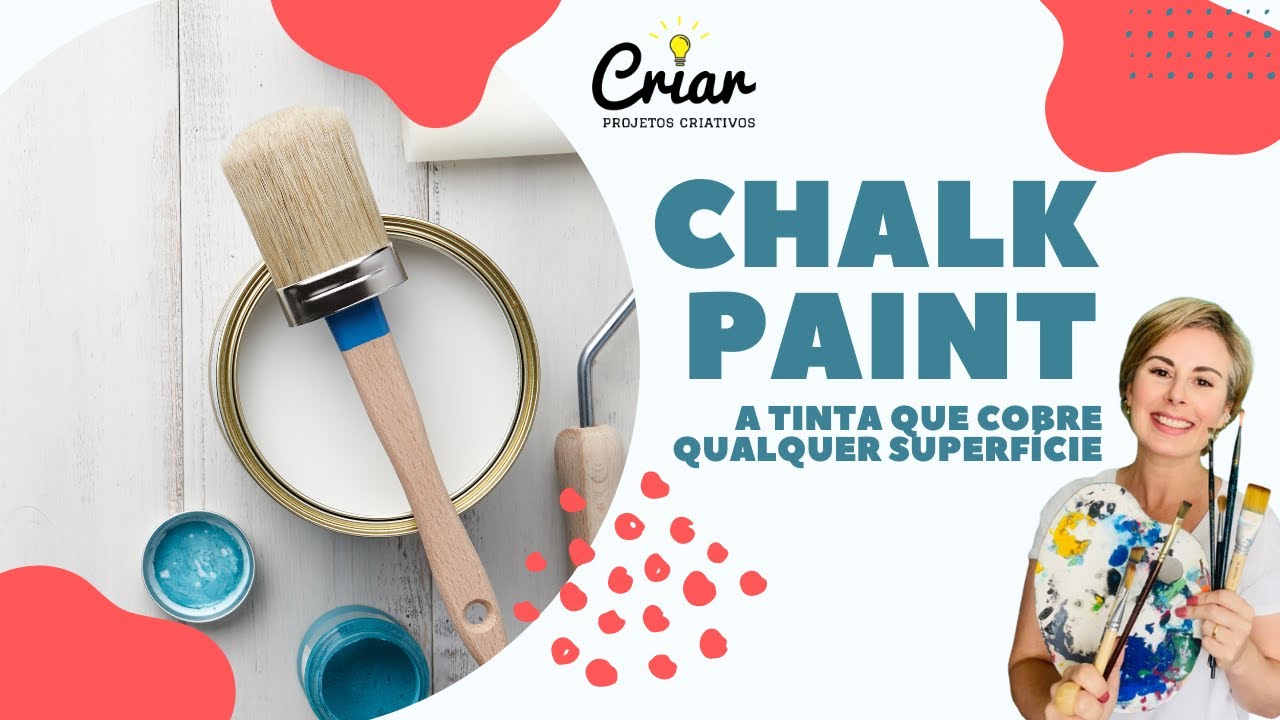 COMO FAZER CHALK PAINT/TINTA GIZ/A TINTA QUE COBRE /MADEIRA/FÓRMICA/LAMINADO/VIDRO/PET E MUITO MAIS!