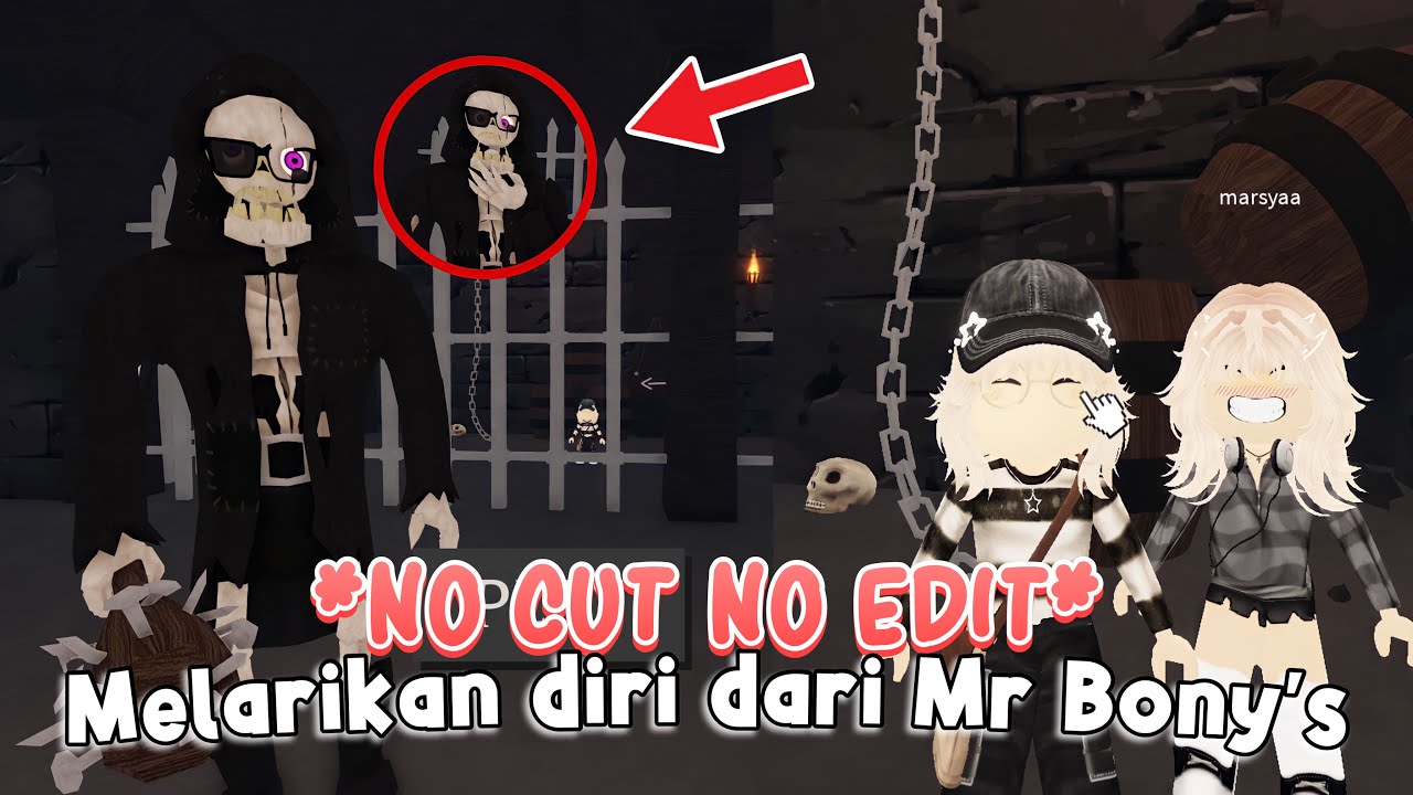 KABUR DARI MR BONY’S 👻 *No Cut No Edit* Scary Obby! 😨😨 | Roblox Indonesia 🇮🇩 |
