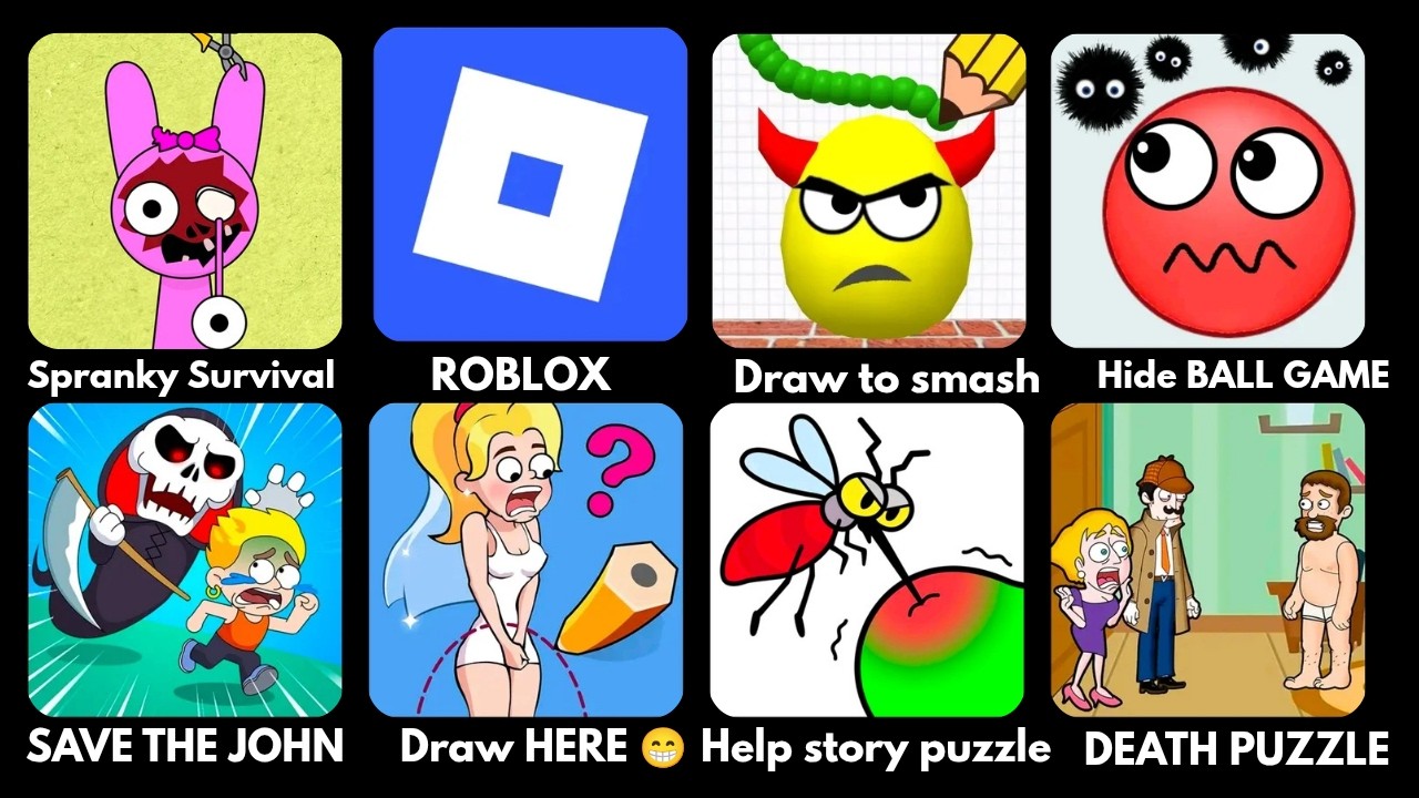emoji puzzle, Minecraft, scr2, freaky stan,Hug story, wugy life story, save the girl, mix monster,