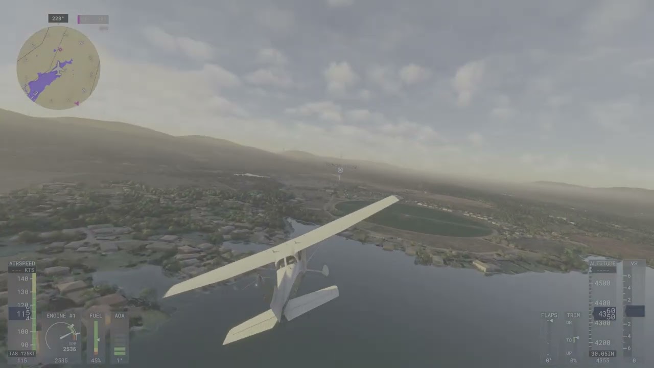 ✈️ PS5 Microsoft Flight Simulator | Scenic Flight from Lanseria Airport to Hartbeespoort Dam 🇿🇦