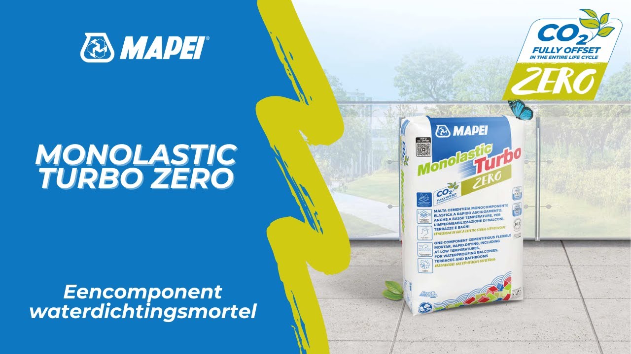 Snelle en effici&euml;nte waterdichting, zelfs bij lage temperaturen | Monolastic Turbo Zero