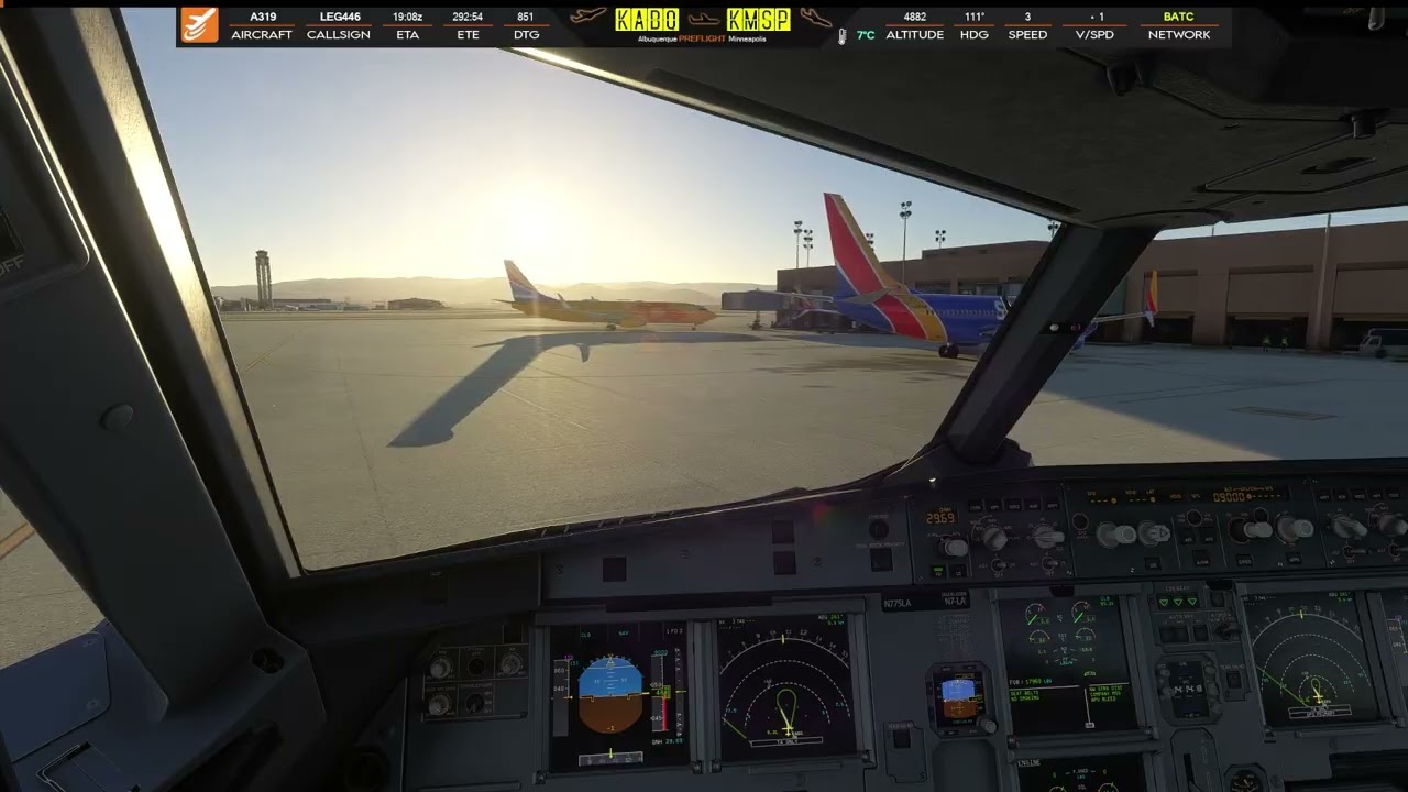 Aloft Virtual Alliance LegionAir KABQ to KMSP A319
