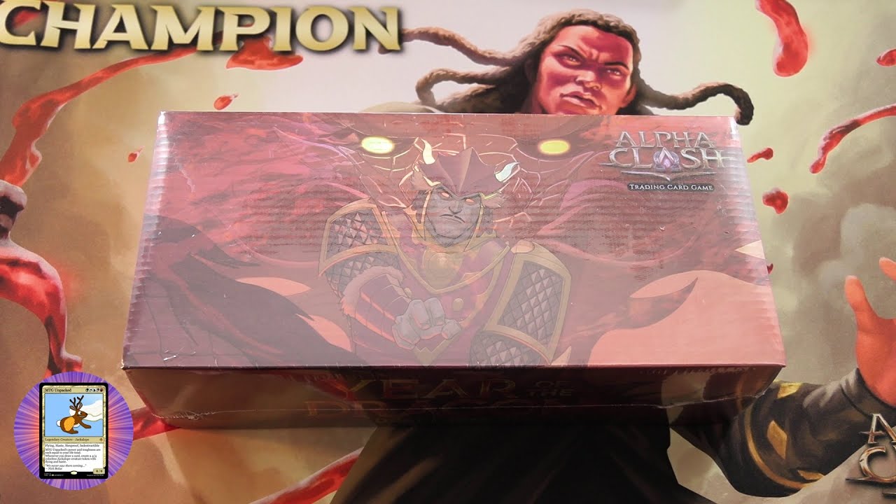 Alpha Clash TCG Year of the Dragon Draft Box 01 - NICE PULLS!