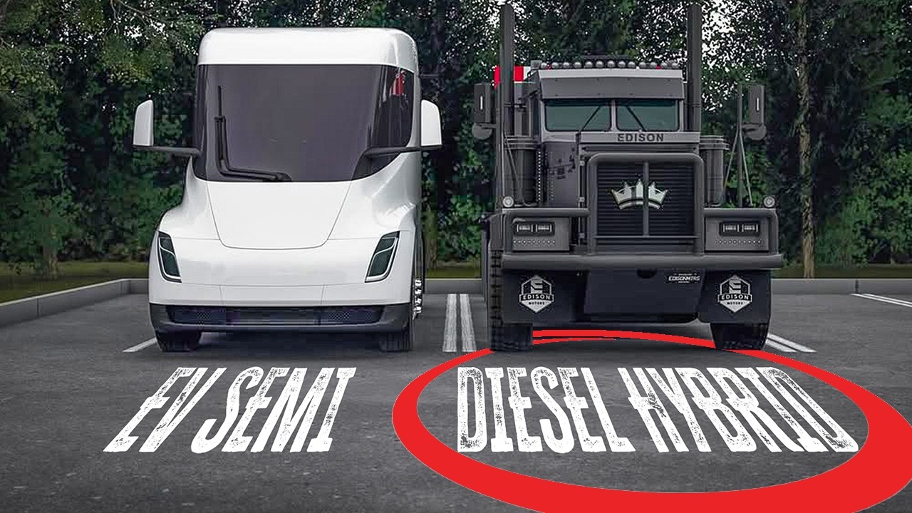 The truckers in a shed beating Tesla with 100-yr-old EV tech