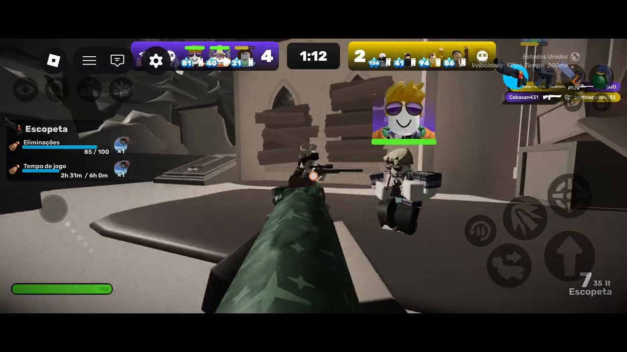 JOGANDO RIVALS PARTE 2!#roblox #robloxedit #rivalsgameplay #rivals#games