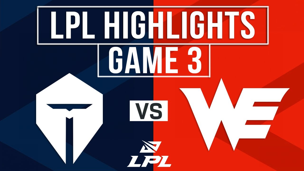TES vs WE Highlights Game 3 | LPL 2026 Split 1 Play-In Round 1 | Top Esports vs Team WE
