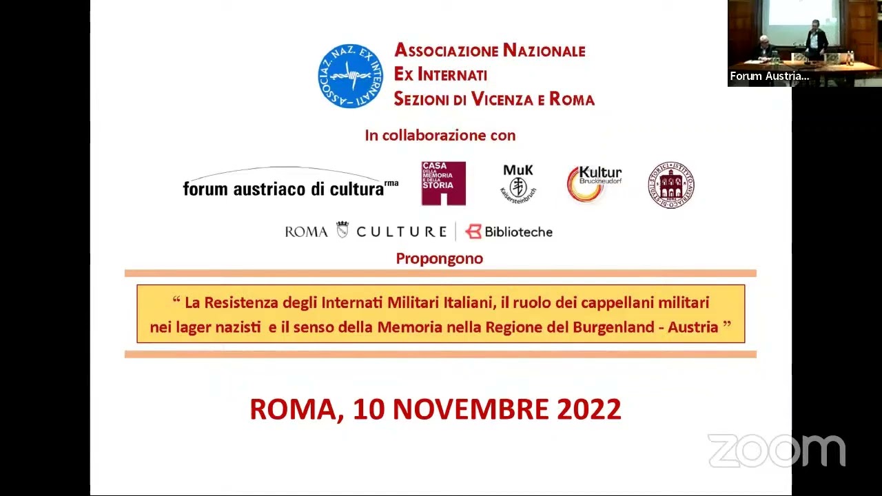 Convegno - La Resistenza degli Internati Militari Italiani e il ruolo dei cappellani militari