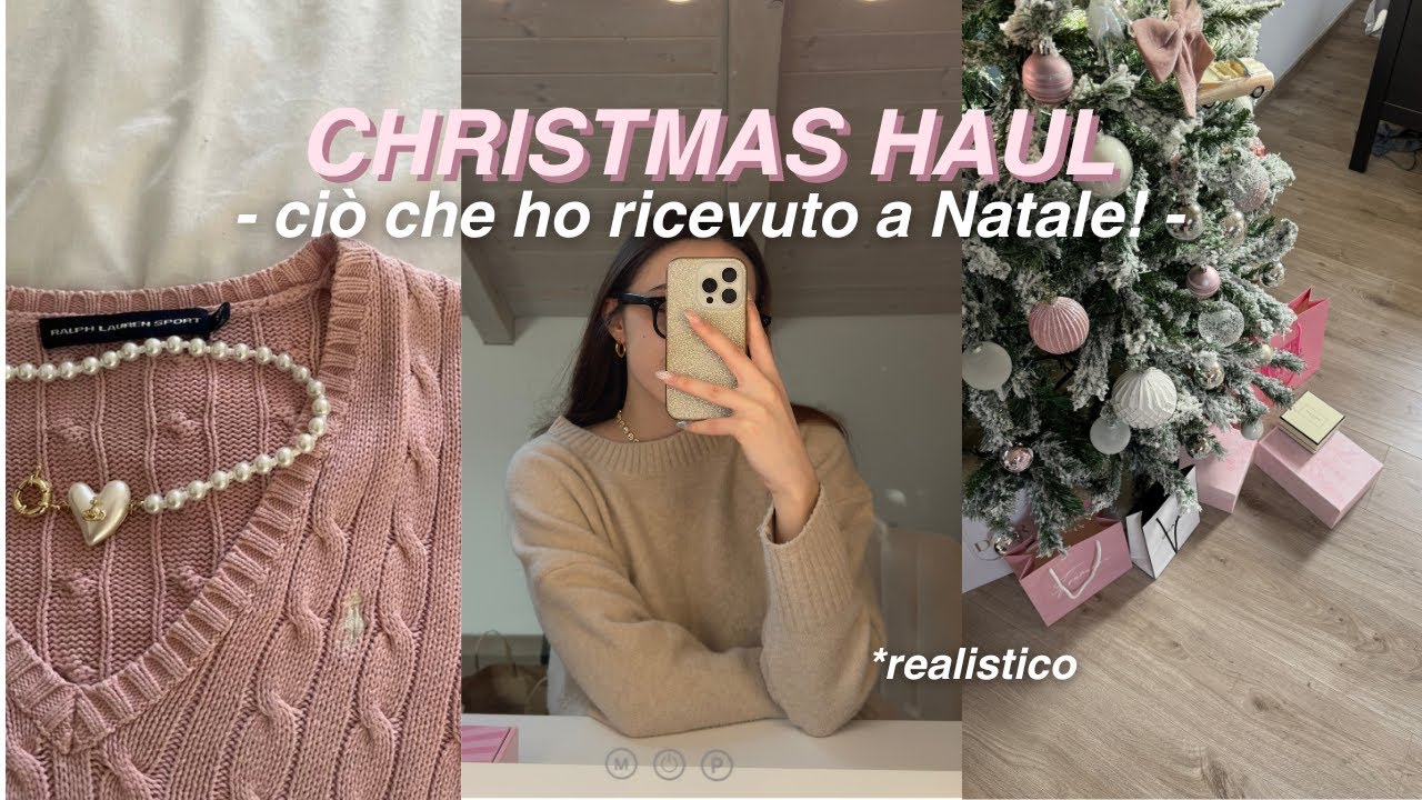 CHRISTMAS HAUL 🎀 ciò che ho ricevuto a Natale! *realistico*