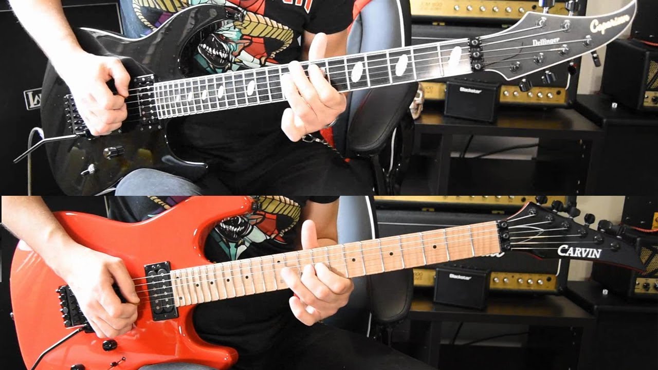 Caparison VS Carvin solo improvisation