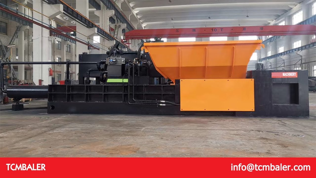 aluminium scrap compressing proces