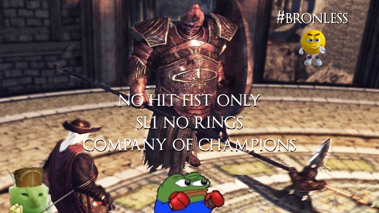 Dragonrider No Hit SL1 / Fist Only / No Rings / Company of Champions (Dark Souls II)