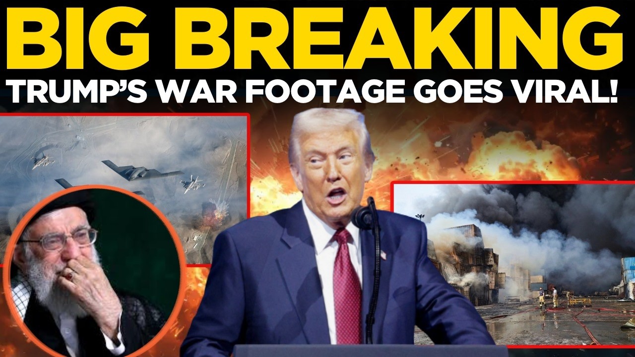 US-Iran War LIVE | Trump's 'War Clip' | Trump To Capture Khameni anytime now? | World News LIVE