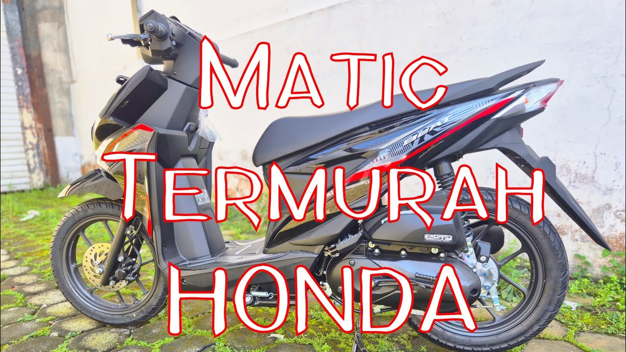 'PALING MURAH' | new HONDA BeAT CBs HITAM 2025 | beat hard rock black 2025