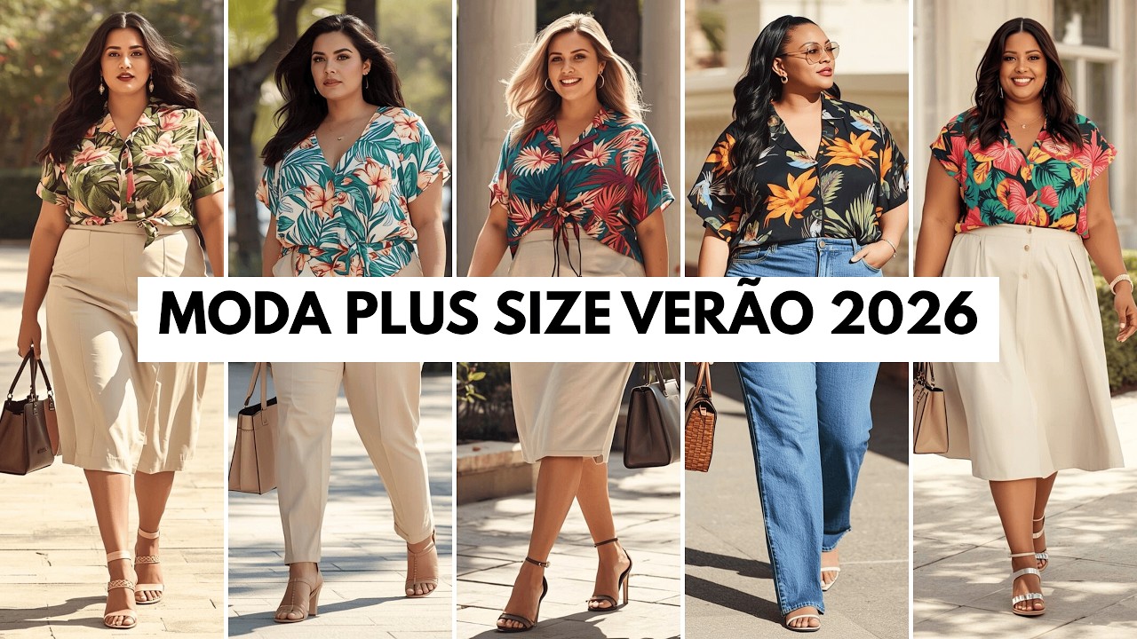 Tend&ecirc;ncias de Ver&atilde;o para Mulheres Plus Size - Moda 2026