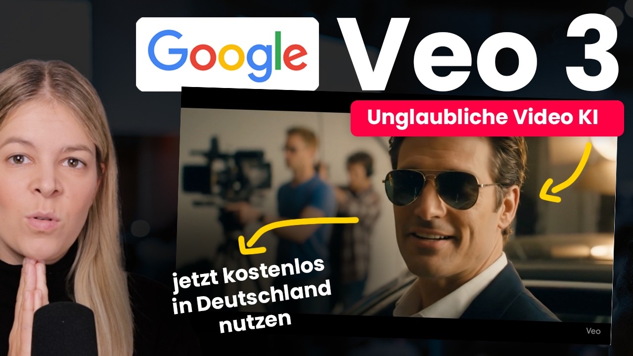 Veo 3 von Google 🎬 so erstellst du unglaubliche KI-Videos mit Sound 🤯 Prompts & Tutorial (deutsch) ✅