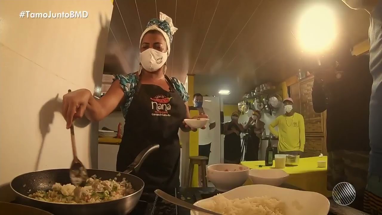 Panela de Bairro apresenta Restaurante 🌶 Casa da Naná Garapuá no Programa Bahia Meio Dia