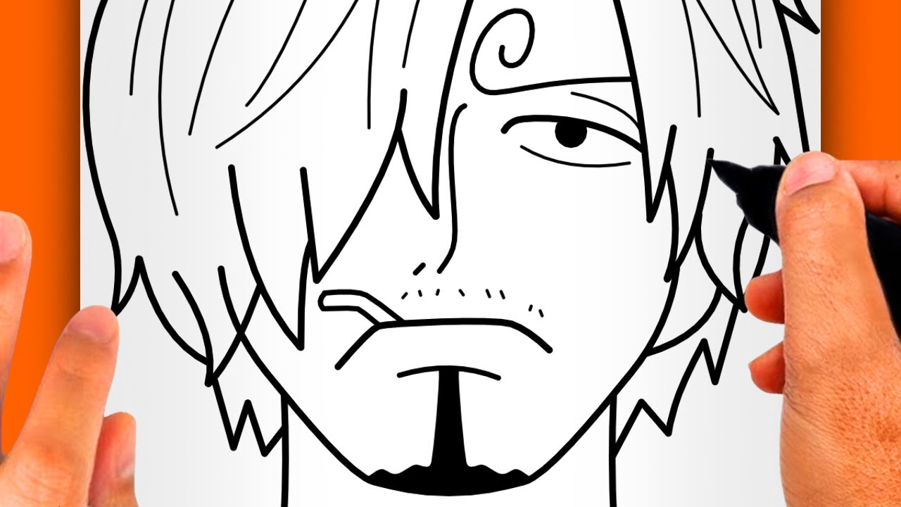 HOW TO DRAW SANJI (EASY SANJI DRAWING)