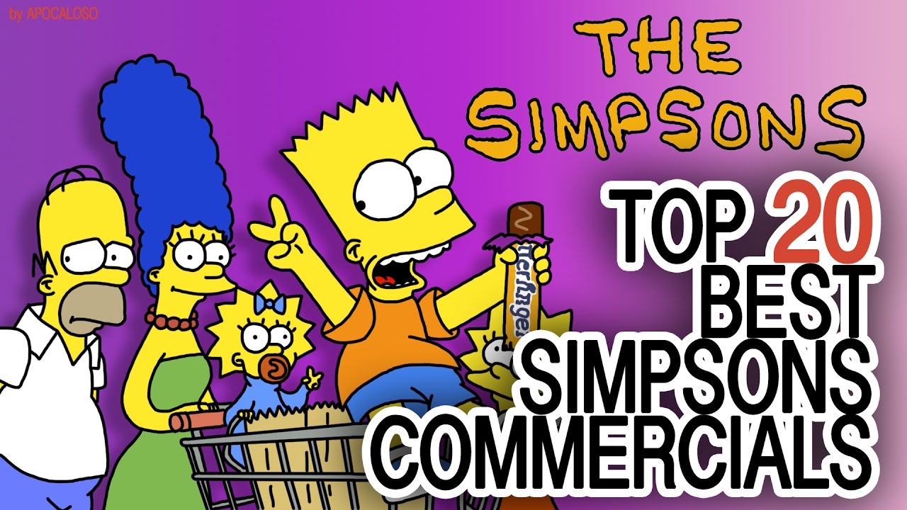 TOP 20 Best Simpsons Commercials
