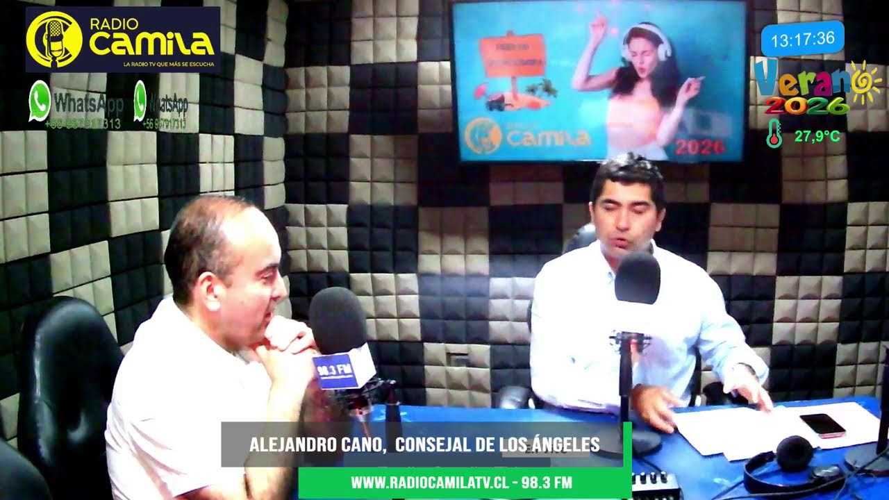 Alejandro Cano, Concejal Independiente de Los Ángeles en vivo por RadioCamilaTV