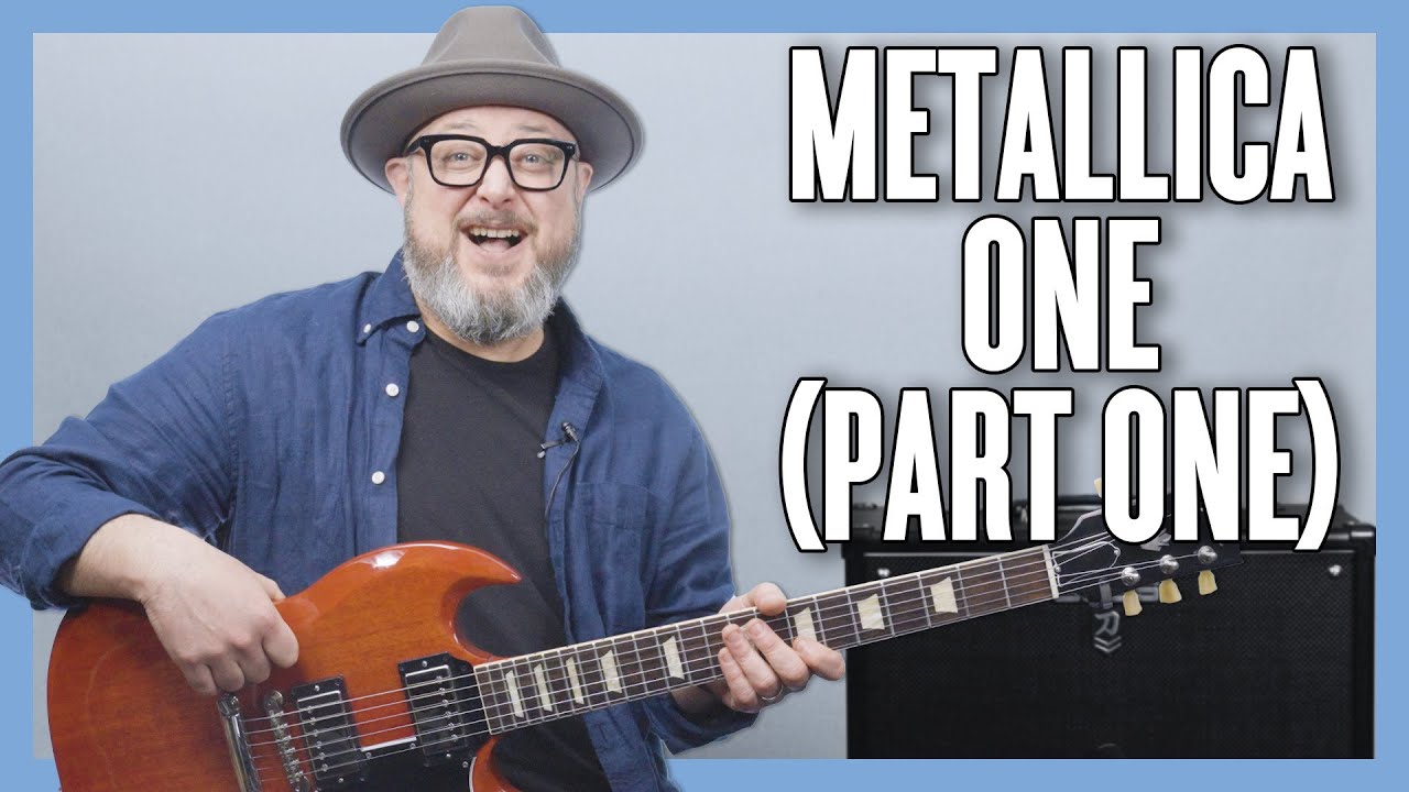 Урок игры на гитаре Metallica One + обучающее видео (Часть первая &mdash; Вступление + Вступительное соло)