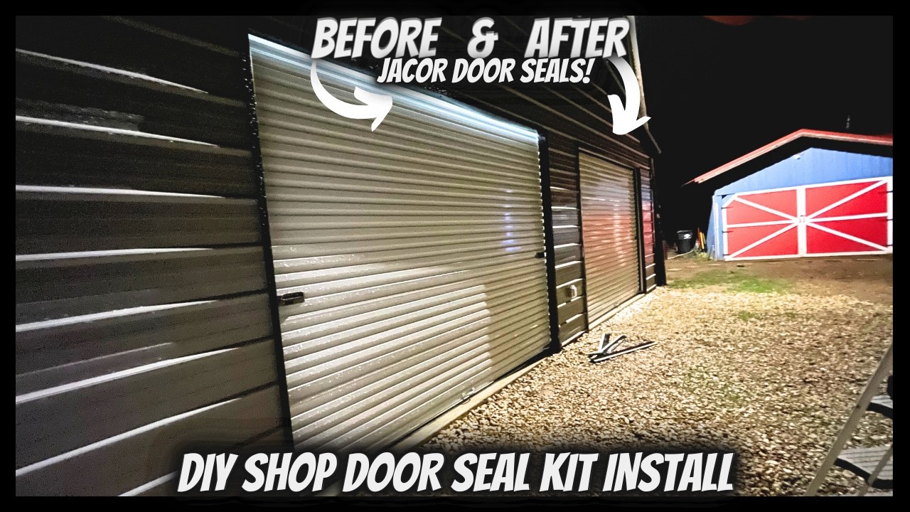 SHOP DOOR SEAL KIT INSTALL FROM JACOR
