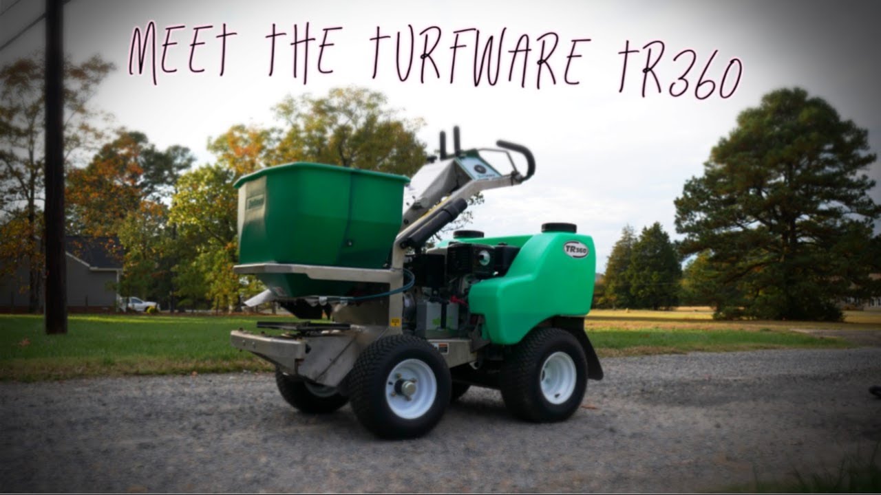 **Turfware TR360 Review** | Ride on spreader sprayer |