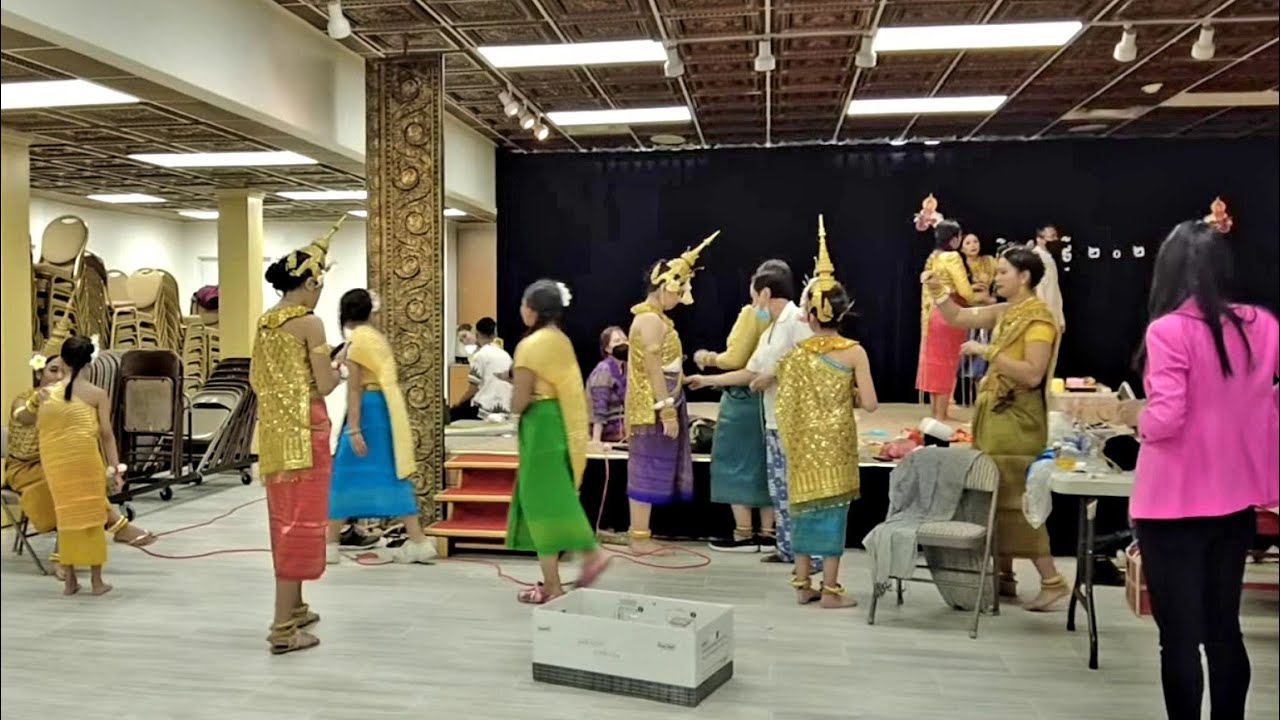 Songkran Festival Khmer New Year At Wat Maryland 2022 | Cambodian Classical Dancers & Instruments