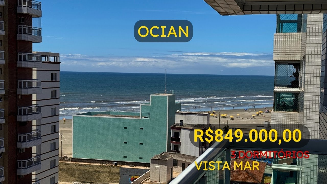 #196 VISTA MAR NA OCIAN, 3 DORMITORIOS, 2 VAGAS
