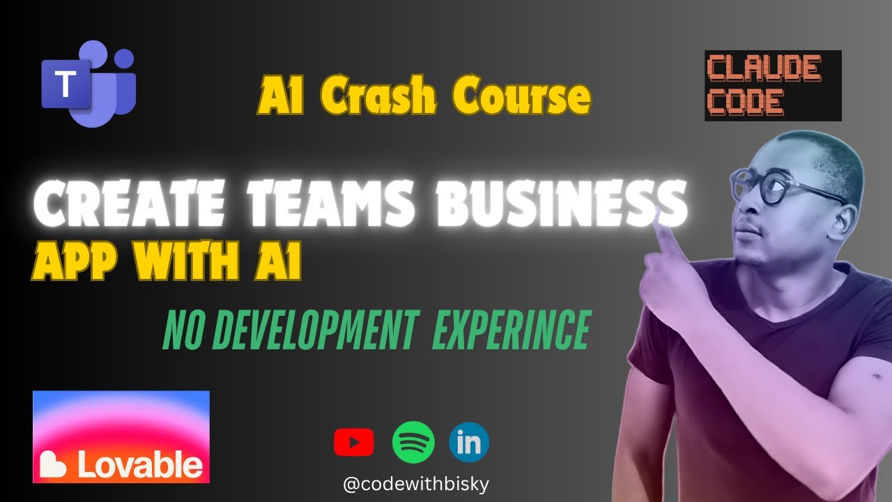 Create a Microsoft Teams Business App with AI — No Coding Needed! - Part 1