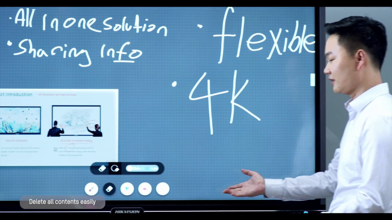 Demonstration of Hikvision Interactive Display