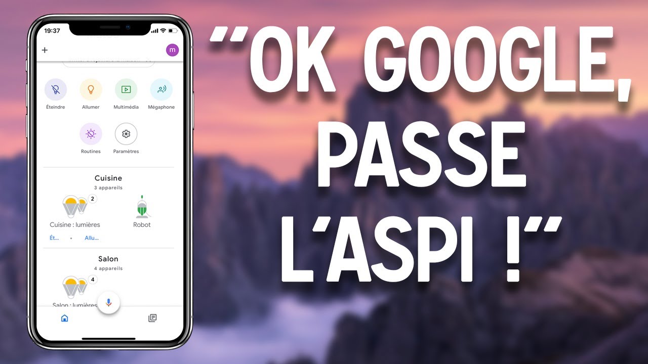 Connecter un aspirateur robot à google home