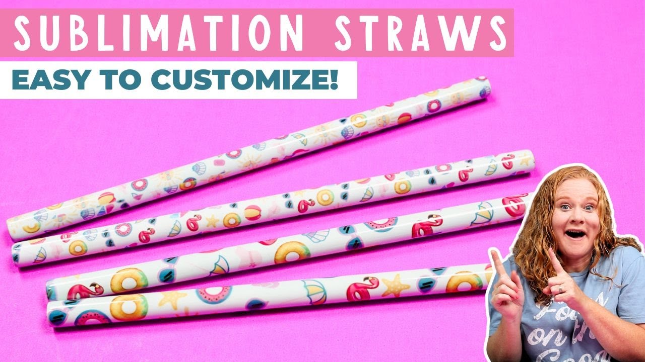 Sublimation Straws: Make Custom Metal Straws in Minutes!