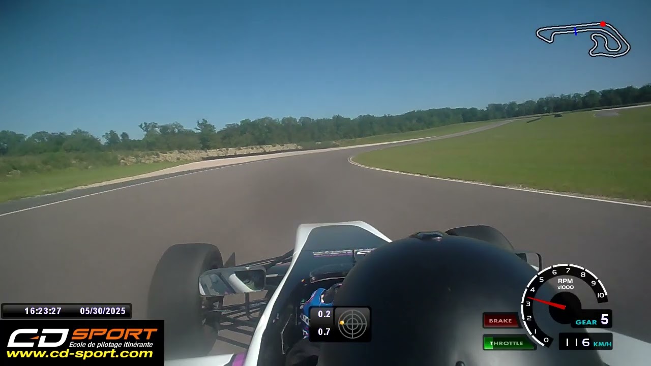 Stage de pilote Formule 4 sur le circuit de Mirecourt