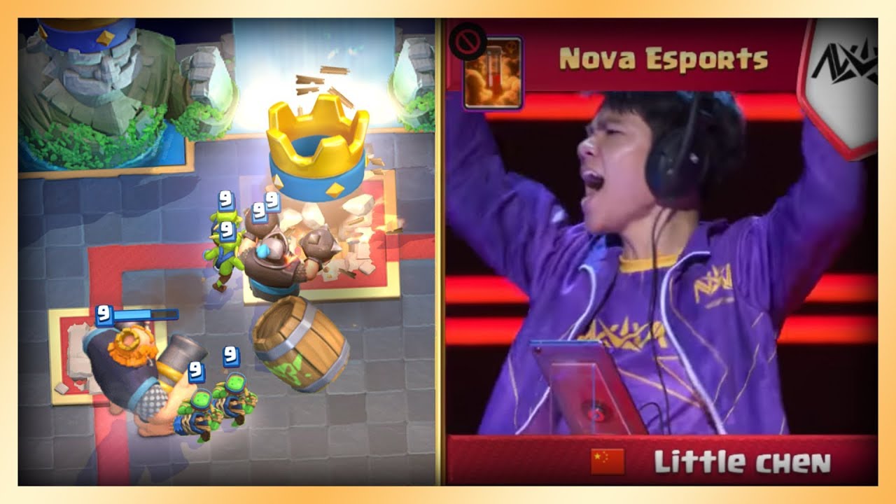 L'INCROYABLE DECK DE LITTLE CHEN !! - Clash Royale