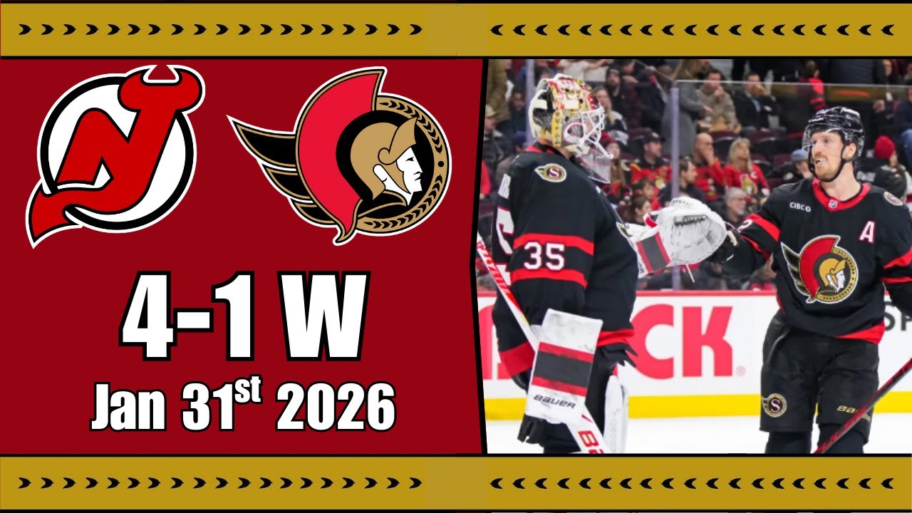 Sens Fan Reaction & Review | Devils @ Senators - Jan 31st, 2026 | 4-1 W
