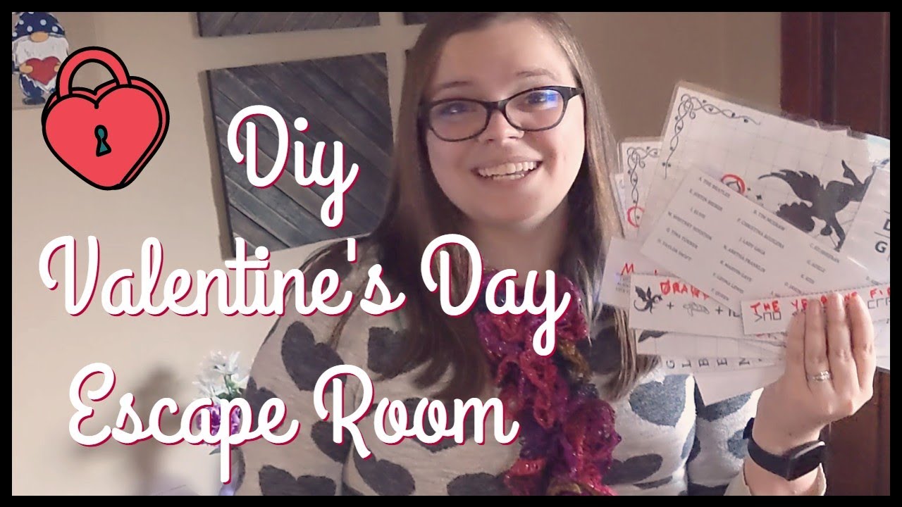 Valentine's Day Escape Room - DIY Scavenger Hunt Game for Kids and Loved Ones