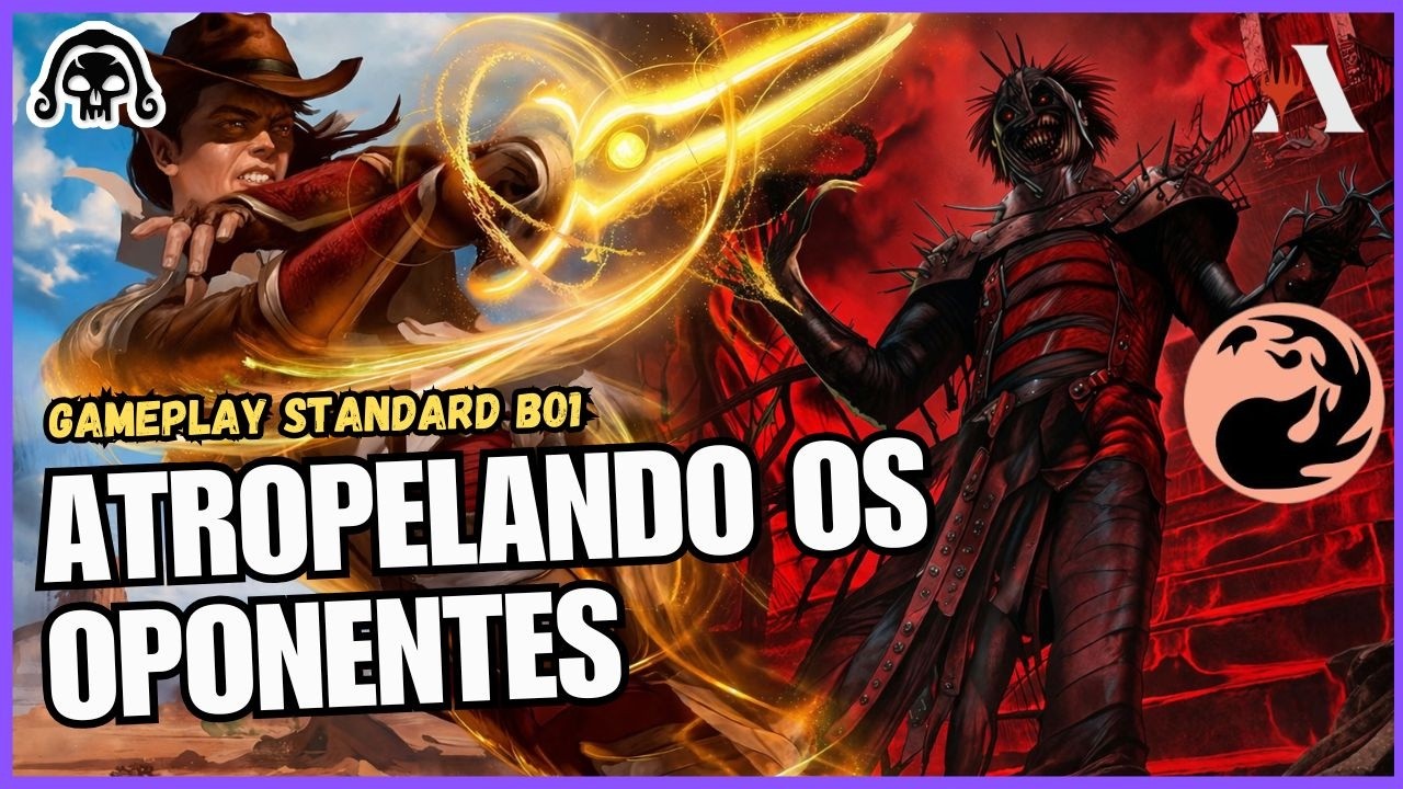 💀 IMPAR&Aacute;VEL! MONO RED BURN com +80% WINRATE no MTG Arena