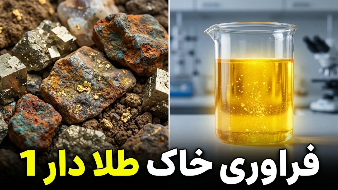 فراوری خاک طلا دار 1