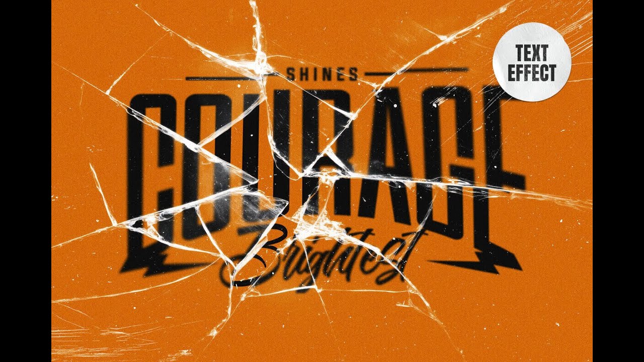 Broken Glass Text and Logo Effect Download