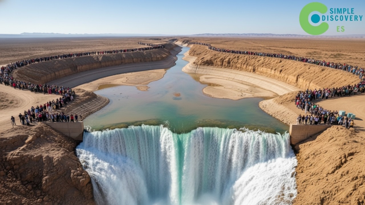 EGIPTO DIVIDE EL DESIERTO DEL SAHARA PARA TRAER AGUA DE MAR – UN DESASTRE QUE NADIE PUDO PREVER
