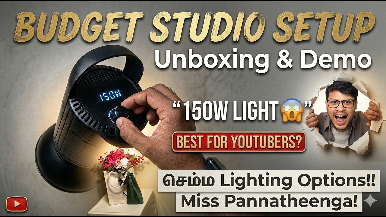 BEST Budget🔥Studio Light? Digitek DCL-150WBC Full Review & Demo💡Final unboxing #budget #youtubesetup