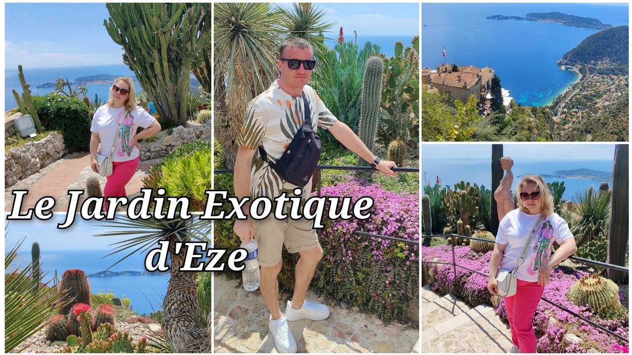Экзотический сад Эз Le Jardin Exotique. Женя не оценил всей красоты 🙈