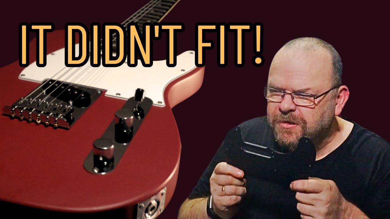 Telecaster Scratch Plate Swap FAIL! It Was the Wrong Size