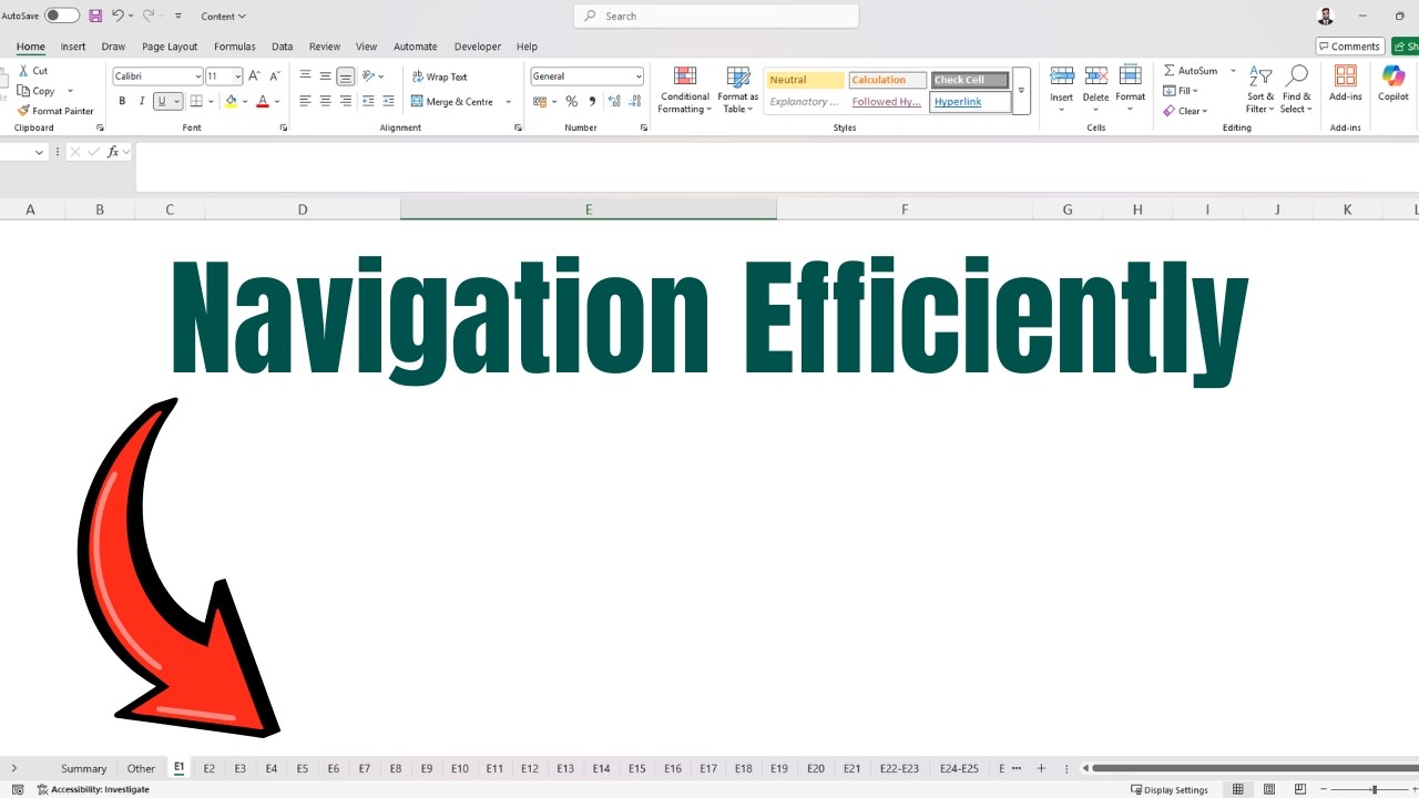 3 Secret Trick to Navigate within Spreadsheet